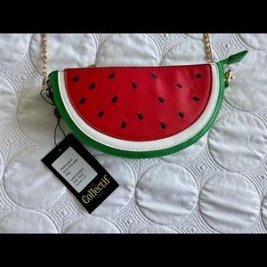 NWT Collectif London Watermelon Slice Shoulder Bag